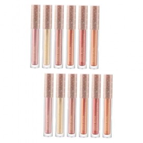 Beaupretty Fard À Paupières Liquide Scintillant 12 Pièces Fard À Paupières Scintillant Maquillage Pour Les Yeux Accessoires F