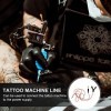 POPETPOP 4 Pièces Bobine Machine Crochet Ligne Silicone Tatouage Clip Cordon Máquina De Tatuar Accessoires Pour Tatouages ​​m