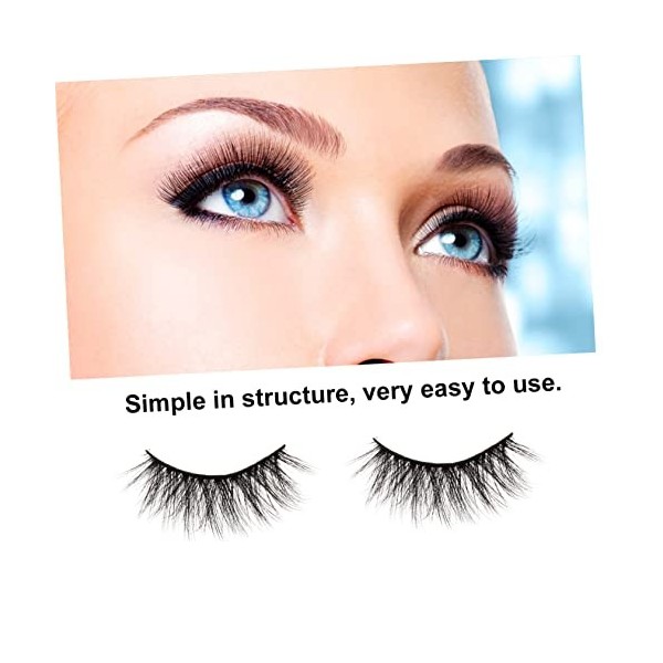 FOMIYES 7 Boîtes 6D Faux Cils Faux Cils Cils Denses Cils Artificiels Cils En Vrac Faux Cils Naturels Femme Maquillage Faux Ci