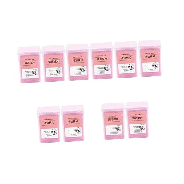 minkissy 2400 Pièces Lingettes De Colle Lingettes Adhésives Pour Colle À Cils Essuie-Glaces De Colle De Cils De Colle Chiffon