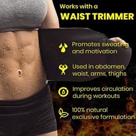 Crème abdominaux homme, Thermo-GEL amincissante ventre et hanches avec ADIPO TRAP de DROSERA, Raffermissant, tonifiant et réd