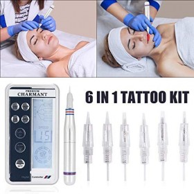 Digital Machine de Tatouage Professionnel Maquillage Tatouer Stylo de Sourcils et Lèvre Permanent Tatouage Accessoires avec 6