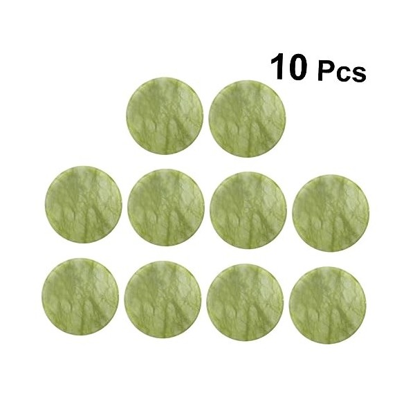 FRCOLOR 20 Pièces Support De Colle Pour Cils Plateau Circulaire Fournitures DExtension De Cils Plateau Rond Accessoires De C