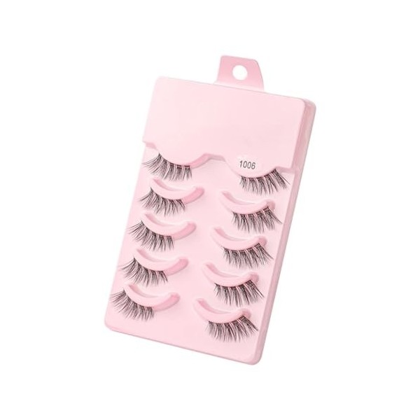 UAMOU Vison Cils Volume Faux Cils 3D vison naturel Long maquillage Faux Cils Faux Cils Cilios moelleux Faux Cils Cheerfully 