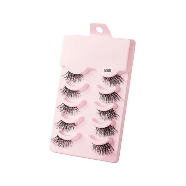 UAMOU Vison Cils Volume Faux Cils 3D vison naturel Long maquillage Faux Cils Faux Cils Cilios moelleux Faux Cils Cheerfully 