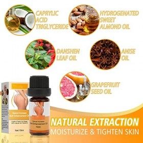 Huile essentielle raffermissante de la hanche, huile essentielle de levage de la hanche, absorption rapide, humidification