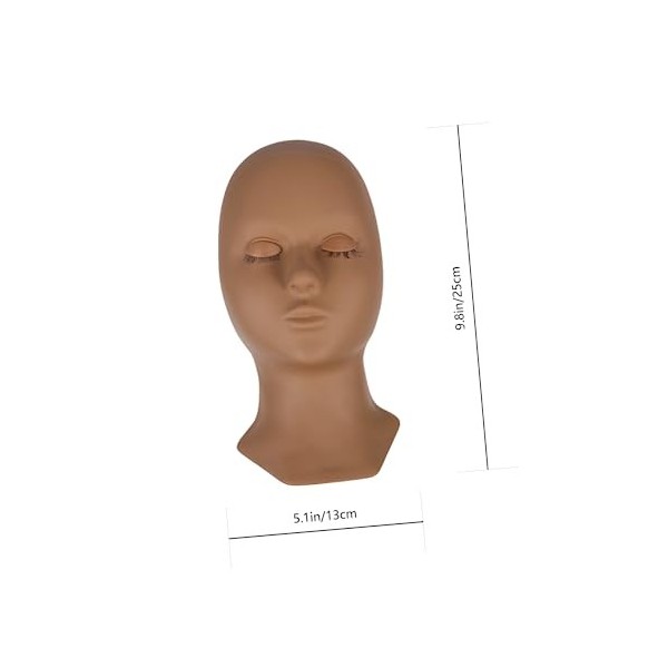 POPETPOP 1pc Humaine Cils Enseignement Extension De Cils Factice Cadeau Paupières Pratique Spa Mannequin Masques Lèvre Manneq