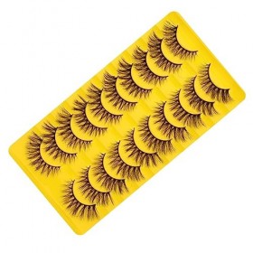 POPETPOP 50 Paires Faux Cils Yeux Cils Bande De Cils Mascara Cils Kit Pour Pestañas Kits De Cils Bandes De Cils Fournitures D