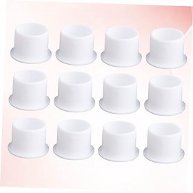 FRCOLOR Lot de 500 gobelets à encre - Blanc - Avec base