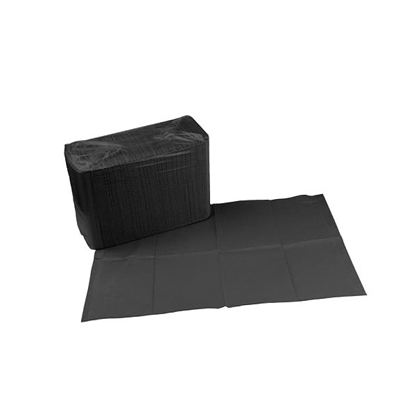 POPETPOP 125 Pièces De Chiffons Jetables De Tampon Propre Tapis De Table De Noir Nappe Jetables De Nappes Bavoirs De Table Ti