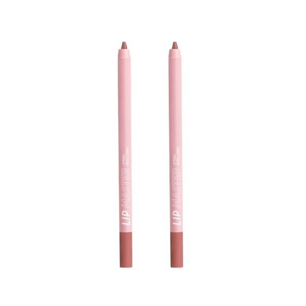 Mulac Cosmetics Kit 2 pièces LIP MASTER 02 NUDELICIOUS Crayon Lèvres Vegan 1.2 g