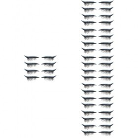 POPETPOP 24 Paires Autocollants Faux Cils Étincelle Stickers Coller Sur La Doublure Et Les Cils Maquillage Faux Cils Eye Line