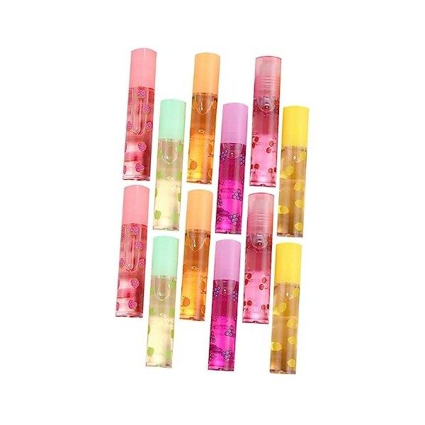 minkissy 24 Pcs Brillant À Lèvres Baume À Lèvres Rouge À Lèvres Liquide Vernis À Lèvres Clair Baume À Lèvres Teinté Brillant 