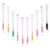 FOMIYES 30 Pièces Brosse à Mascara Tube Brosses à Extensions De Cils Brosse à Mascara En Diamant Pinceau De Maquillage Tube C