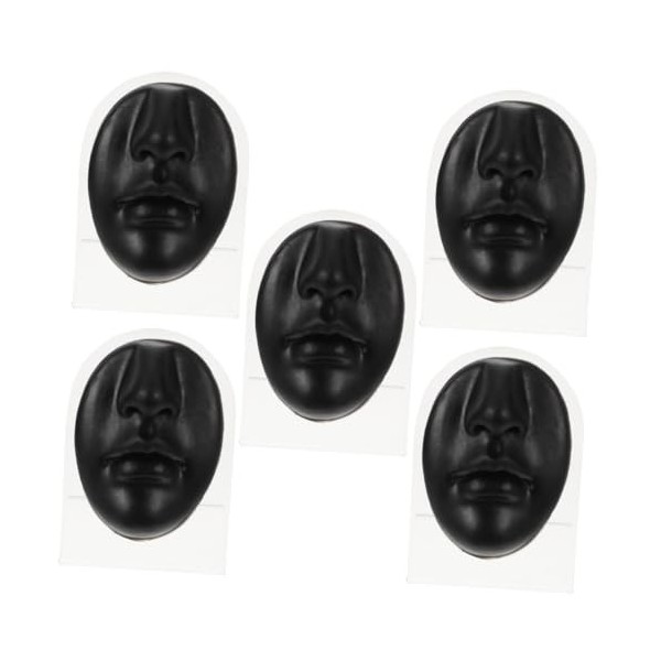 POPETPOP 3 Ensembles Nez Bouche Modèle Pratique Visage Maquillage Mannequin Visage Pleural Pratique Peau Faux Nez Peircing Si