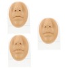 POPETPOP 3 Ensembles Nez Bouche Modèle Pratique Visage Maquillage Mannequin Visage Pleural Pratique Peau Faux Nez Peircing Si