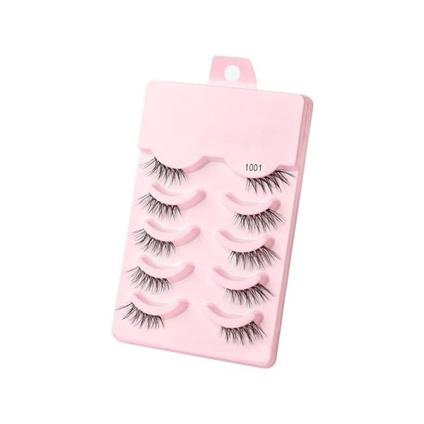 UAMOU Vison Cils Volume Faux Cils 3D vison naturel Long maquillage Faux Cils Faux Cils Cilios moelleux Faux Cils Cheerfully 