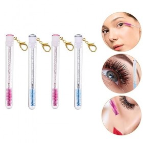 Beaupretty 20 Pcs Tube Mascara Brosse Cils Brosses Avec Tubes Maquillage Brosse Outil Maquillage Raccords Mascara Spoolie Mas