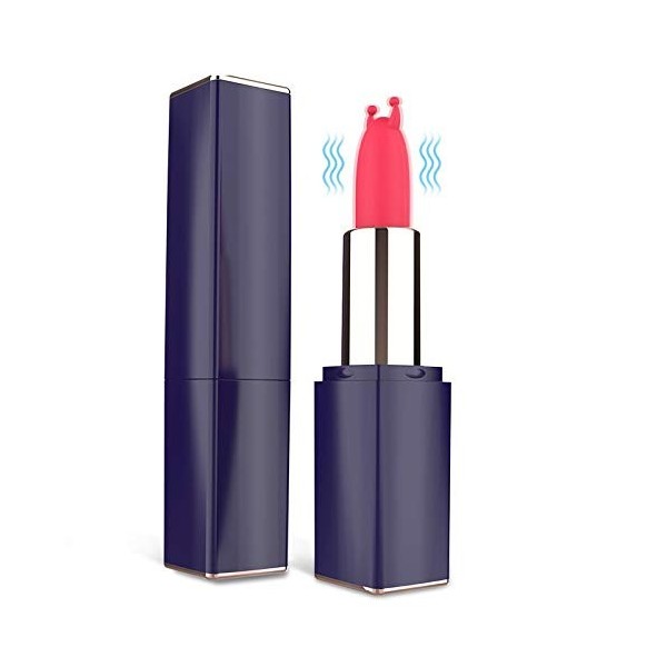 𝖼𝗅𝗂𝗍𝗈𝗋𝗂𝖽𝗂𝖾𝗇 Suceur Pour Femme Mini 𝐕ibràtëur De Rouge à Lèvres,USB,12 Vitesses,Mini VibröṂàsṣeürs pour Femmes Etanche Portabl