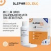 Blephasol Duo - Lotion micellaire et cotons pour une hygiène quotidienne douce des paupières | Formule sans parfum et non irr