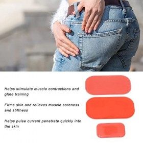 Coussinets de Gel pour Entraîneur de Hanche, Feuilles de Gel de Rechange pour Massage Musculaire des Fesses, Toner pour Entra