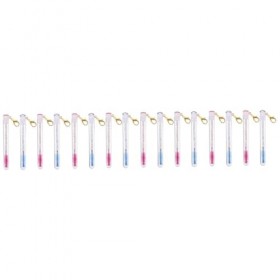 Ipetboom 16 Pcs Tube Brosse À Mascara Brosses À Cils De Mascara Avec Tube Brosses À Cils Porte-clés Tubes De Mascara Raccords