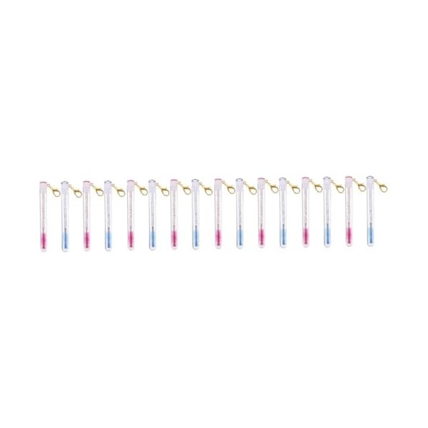 Ipetboom 16 Pcs Tube Brosse À Mascara Brosses À Cils De Mascara Avec Tube Brosses À Cils Porte-clés Tubes De Mascara Raccords