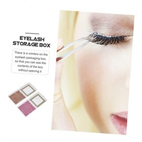 Didiseaon Boîte À Cils De Fenêtre 12 Pièces Organisateur De Maquillage Organisateur De Faux Cils Organisateur Et Rangement De