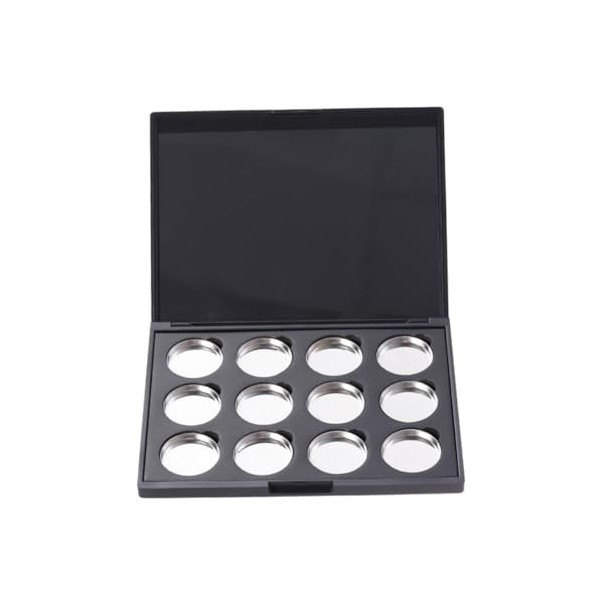 FRCOLOR 3 Pièces Trousse De Maquillage De Voyage Plateau De Fard À Paupières Vide Vide Fard À Paupières Cas 12 Grille Fard À 