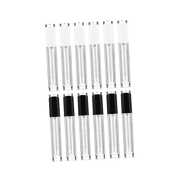 FRCOLOR 24 Pcs Tube Vide De Brillant À Lèvres Tube De Brillant À Lèvres Transparent Brillant À Lèvres De Rouge À Lèvres Trans