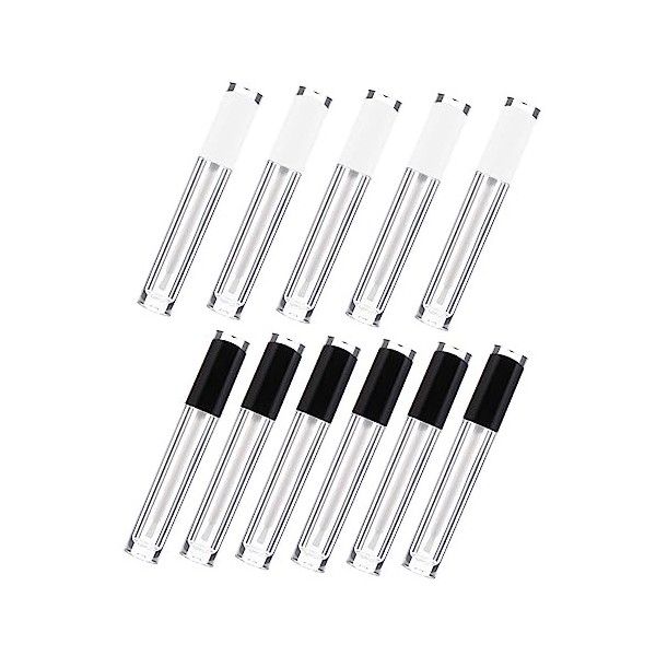 FRCOLOR 24 Pcs Tube Vide De Brillant À Lèvres Tube De Brillant À Lèvres Transparent Brillant À Lèvres De Rouge À Lèvres Trans