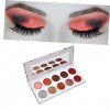 FRCOLOR 2 Pièces 5 Fard À Paupières Mat Paillettes Fard À Paupières Maquillage Mat Fard À Paupières Femmes Maquillage Palette