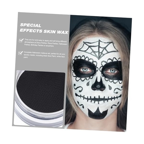 POPETPOP 8 Pièces Kit De Peinture Pour Le Visage De Cire Cosmétique Cire De Maquillage DHalloween Cire Pour Le Visage Cire À