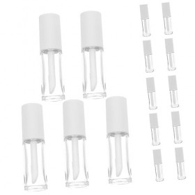 DOITOOL 15 Pièces Grand Pinceau à Lèvres De 10 Ml Kit De Fabrication De Brillant à Lèvres De Rouge à Lèvres Réutilisable Tube