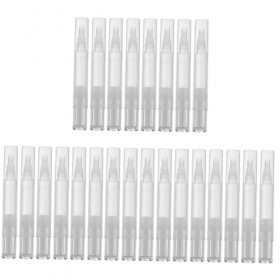 FRCOLOR 24 Pièces Embouteillée Applicateur Dhuile Pour Les Lèvres Tube De Brillant à Lèvres Vide Stylo à Huile Vide Pour Cut