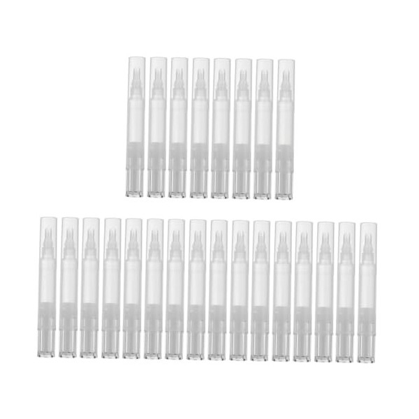 FRCOLOR 24 Pièces Embouteillée Applicateur Dhuile Pour Les Lèvres Tube De Brillant à Lèvres Vide Stylo à Huile Vide Pour Cut