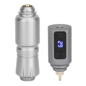 Kit de Stylo de TatouageFil avec Machine Rotative à Grande Vitesse, Batterie 1500mAh, Interface, Alliage Daluminium, Fournit