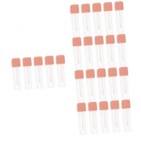 POPETPOP 25 Pièces Tube De Brillant à Lèvres De Brillant à Lèvres Bouteilles De Baume à Lèvres à Lèvres Abs En Plastique Port
