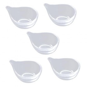 FOMIYES 5 Pièces Bol Dhuile Essentielle Bol De Masque Mini Assiettes Apéritives Bols à Mélanger Bricolage Bol De Mélange De 