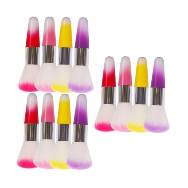 Beaupretty 20 Pièces Pinceau Manucure Pinceau Fard à Joues Pinceau Acrylique Acrylique Pinceau De Maquillage Blush Brosse Pla