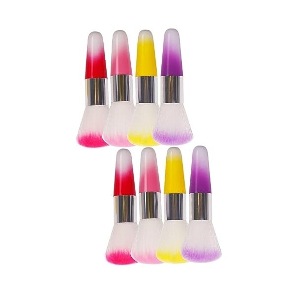 Beaupretty 20 Pièces Pinceau Manucure Pinceau Fard à Joues Pinceau Acrylique Acrylique Pinceau De Maquillage Blush Brosse Pla