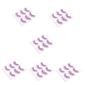 KALLORY 18 Paires De Faux Cils Faux Cils Naturels Cils Bande Cils Cils Artificiels Faux Cils Cils Denses Cils De Volume Épais