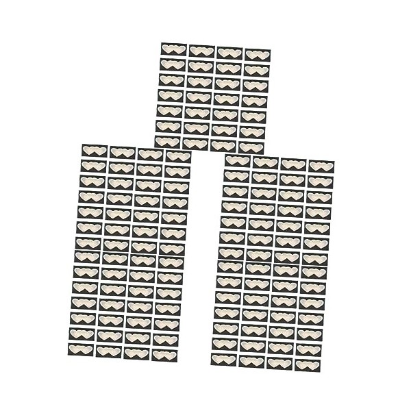 FRCOLOR 100 Pièces Boîte à Cils En Forme De Coeur Porte-plateau à Cils Fournitures Dextension De Cils Support Dextension De