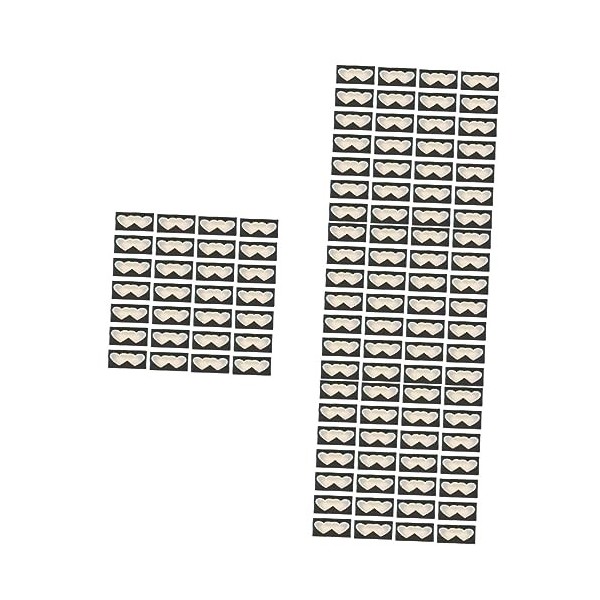 FRCOLOR 100 Pièces Boîte à Cils En Forme De Coeur Porte-plateau à Cils Fournitures Dextension De Cils Support Dextension De