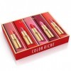 LOréal Paris - Coffret 5 Rouges à Lèvres - Fini Satiné - Color Riche - Teintes : Rose Tendre 303 , Bois de Rose 302 , Berr