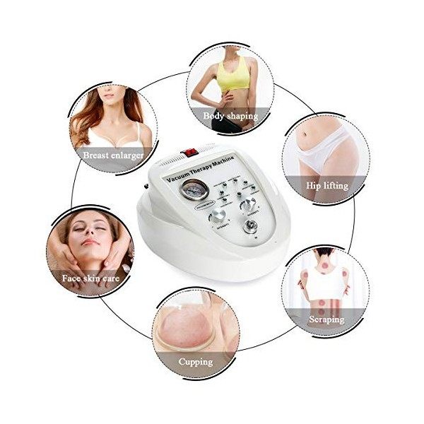 FAZJEUNE Machine de sous Vide Beauté Massage du Corps Diamond Microdermabrasion Appreil Vacuum Therapy Massager Corporelle Bo