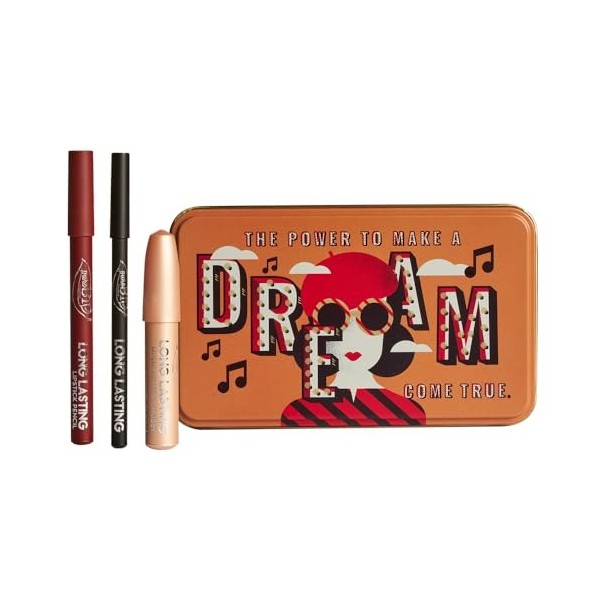 Puro Bio - Dream Box - hightlighter chubby 024L matita nera 01L lipstick 014L - 1 pz