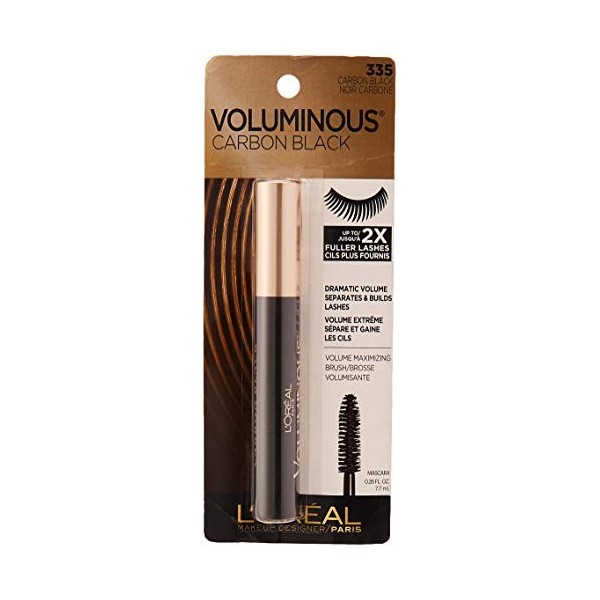 LOreal Voluminous Mascara: Carbon Black 335 by LOreal Paris