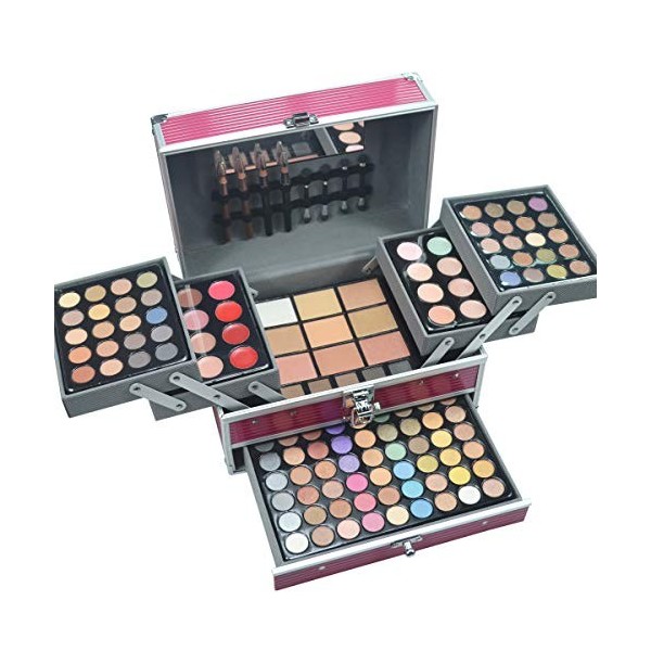 MUUZONING 39 Couleurs Fard à Paupières Correcteur et Fard à Joues Rouge à Lèvre Palette de Maquillage Cosmétique Waterproof S