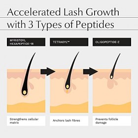 ADVANCED Eyelash Serum - 3X PLUS EFFICACE grâce aux PEPTIDES BIOACTIFS et au TETRAOYL PATENTED™ - Allonge, épaissit, renforce